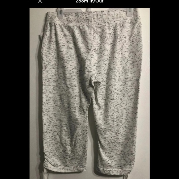 Women’s Side Tie Ruched Capri gray  . Size XL - Picture 2 of 2